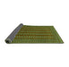 Sideview of Oriental Green Industrial Rug, urb1984grn