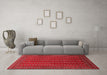 Industrial Red Washable Rugs