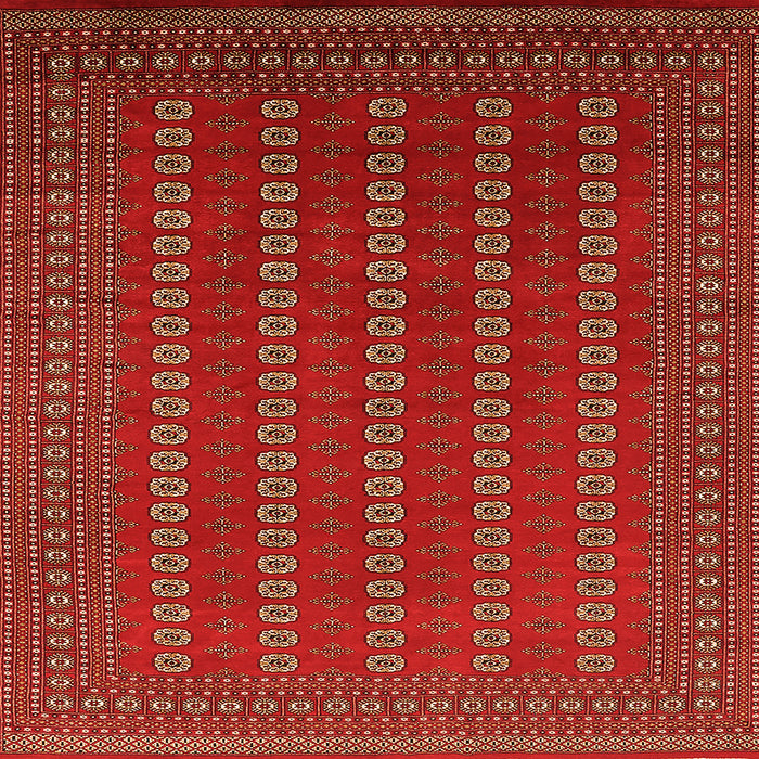 Square Oriental Orange Industrial Rug, urb1984org
