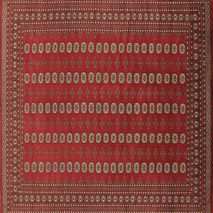 Square Oriental Brown Industrial Rug, urb1984brn