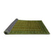 Sideview of Oriental Green Industrial Rug, urb1985grn