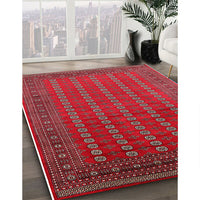 Mid-Century Modern Red Oriental Rug, urb1985