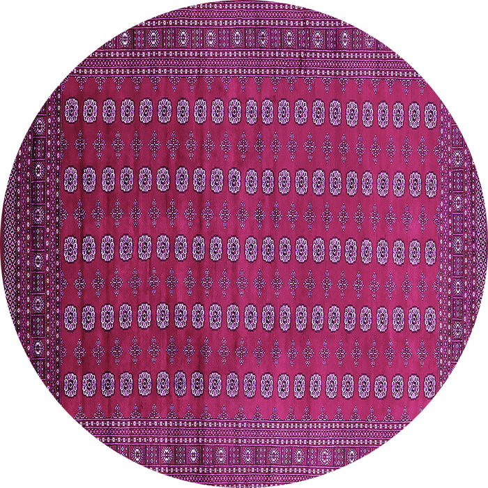 Round Oriental Purple Industrial Rug, urb1985pur