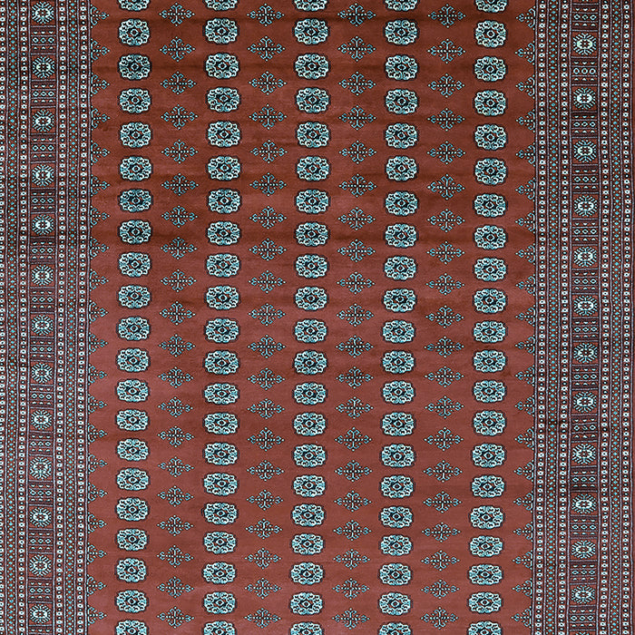 Machine Washable Oriental Light Blue Industrial Rug, wshurb1985lblu