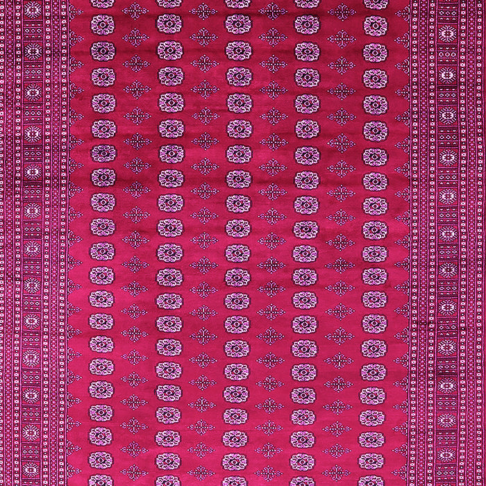 Machine Washable Oriental Pink Industrial Rug, wshurb1985pnk