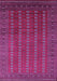 Machine Washable Oriental Purple Industrial Area Rugs, wshurb1985pur