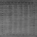 Square Oriental Gray Industrial Rug, urb1985gry