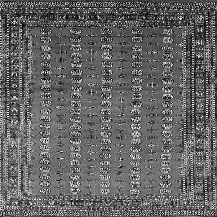 Square Machine Washable Oriental Gray Industrial Rug, wshurb1985gry