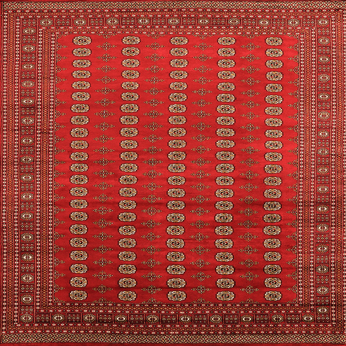 Square Oriental Orange Industrial Rug, urb1985org