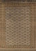 Oriental Brown Industrial Rug, urb1986brn