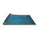 Sideview of Oriental Light Blue Industrial Rug, urb1986lblu