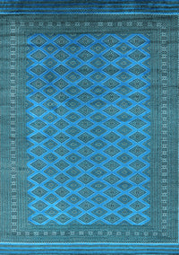 Oriental Light Blue Industrial Rug, urb1986lblu