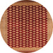 Round Oriental Orange Industrial Rug, urb1987org