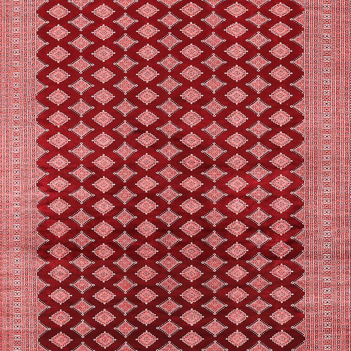 Machine Washable Oriental Red Industrial Rug, wshurb1987red