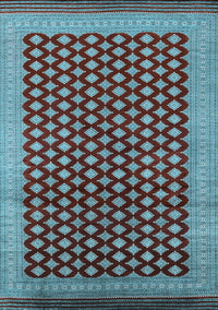 Oriental Light Blue Industrial Rug, urb1987lblu