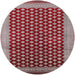 Round Machine Washable Industrial Modern Red Rug, wshurb1987