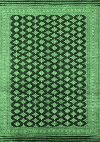 Oriental Emerald Green Industrial Rug, urb1987emgrn