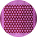 Round Oriental Pink Industrial Rug, urb1987pnk