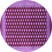 Round Machine Washable Oriental Purple Industrial Area Rugs, wshurb1987pur