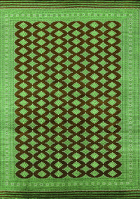 Oriental Green Industrial Rug, urb1987grn