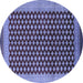 Round Oriental Blue Industrial Rug, urb1987blu