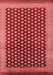 Oriental Red Industrial Area Rugs