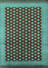 Machine Washable Oriental Turquoise Industrial Area Rugs, wshurb1987turq