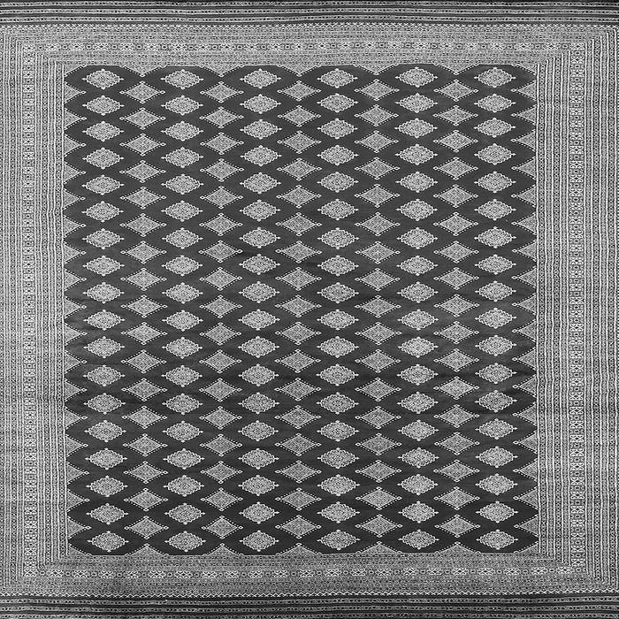Square Oriental Gray Industrial Rug, urb1987gry