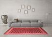 Industrial Red Washable Rugs