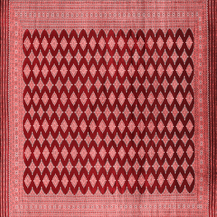 Machine Washable Oriental Red Industrial Rug, wshurb1987red