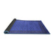 Sideview of Oriental Blue Industrial Rug, urb1988blu