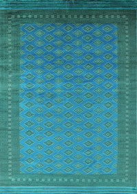 Oriental Turquoise Industrial Rug, urb1988turq