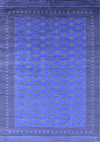 Oriental Blue Industrial Rug, urb1988blu