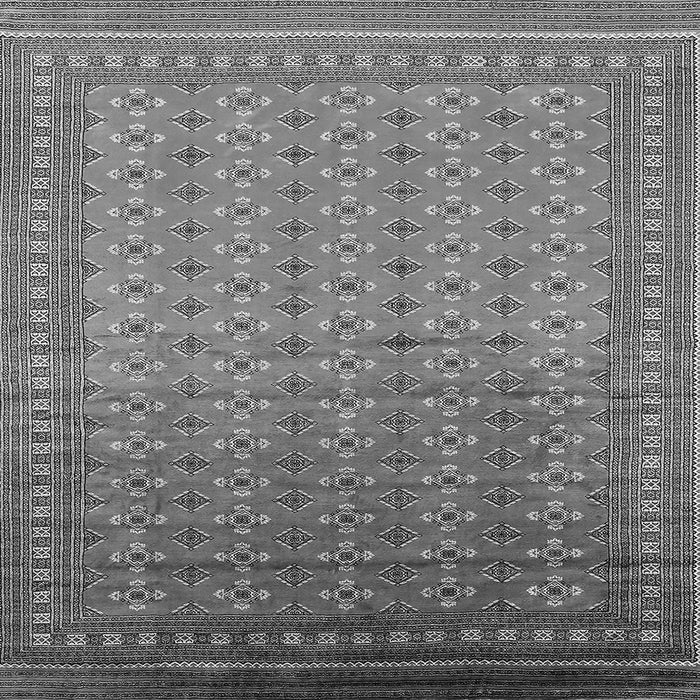 Square Machine Washable Oriental Gray Industrial Rug, wshurb1989gry