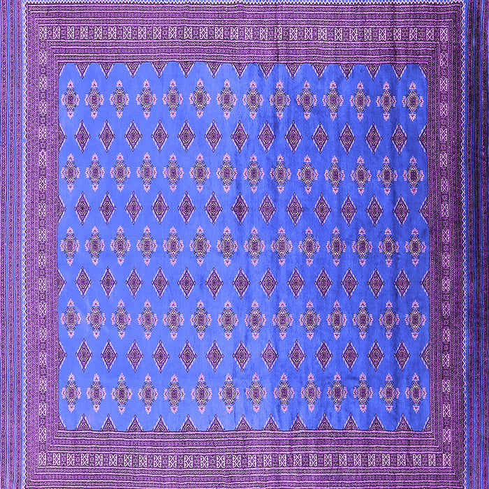 Square Machine Washable Oriental Purple Industrial Area Rugs, wshurb1989pur