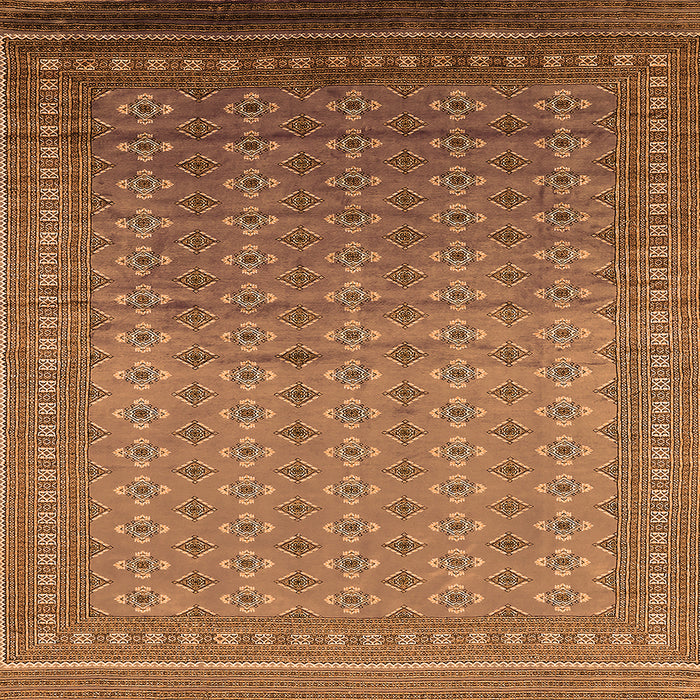 Square Oriental Orange Industrial Rug, urb1989org