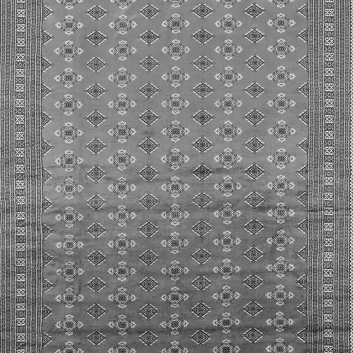 Machine Washable Oriental Gray Industrial Rug, wshurb1989gry