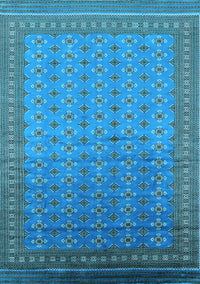 Oriental Light Blue Industrial Rug, urb1989lblu