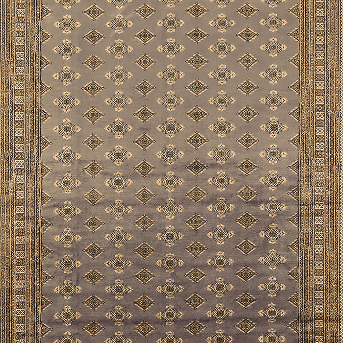 Machine Washable Oriental Brown Industrial Rug, wshurb1989brn