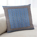 Lifestyle Image of Mid-Century Modern Urban Square Blue Throw Pillow, 18 inch by 18 inch, pwurb1990