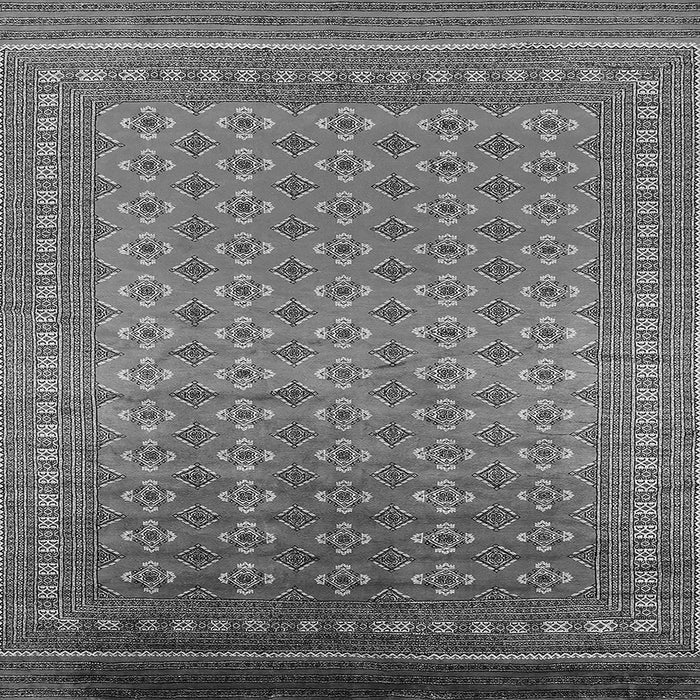 Square Machine Washable Oriental Gray Industrial Rug, wshurb1990gry