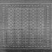 Square Machine Washable Oriental Gray Industrial Rug, wshurb1990gry