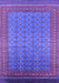 Machine Washable Oriental Purple Industrial Area Rugs, wshurb1990pur