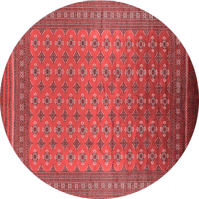 Machine Washable Oriental Red Industrial Rug, wshurb1990red