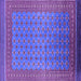 Square Oriental Purple Industrial Rug, urb1990pur