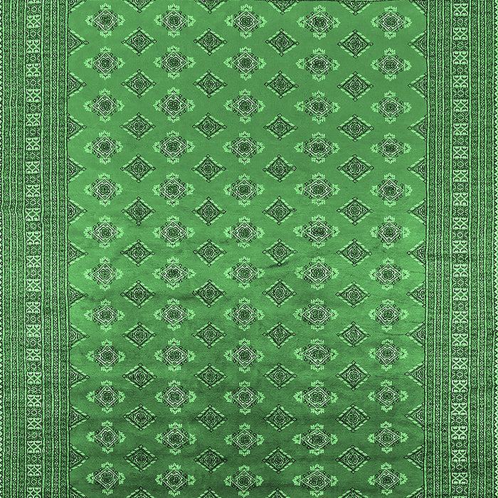 Oriental Emerald Green Industrial Rug, urb1990emgrn