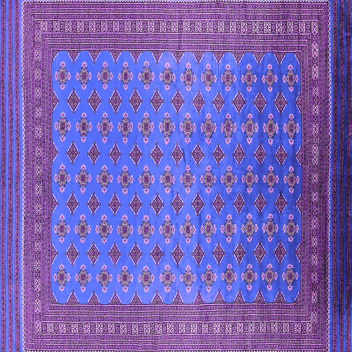 Square Machine Washable Oriental Purple Industrial Area Rugs, wshurb1990pur