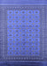 Oriental Blue Industrial Rug, urb1991blu