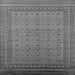 Square Machine Washable Oriental Gray Industrial Rug, wshurb1991gry