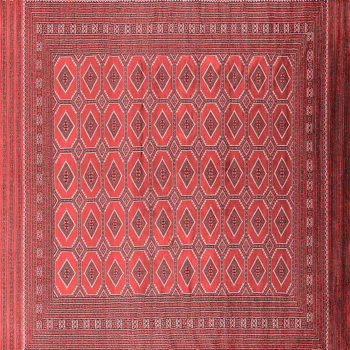 Machine Washable Oriental Red Industrial Rug, wshurb1991red